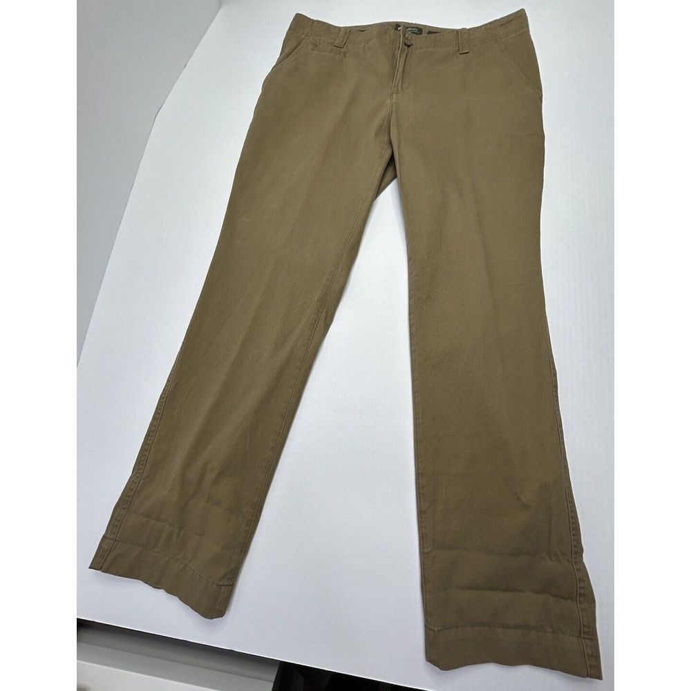 Eddie‎ Bauer Mercer Fit Chino Roll Pants Women's 14 Toffee Brown NWT GORPCORE